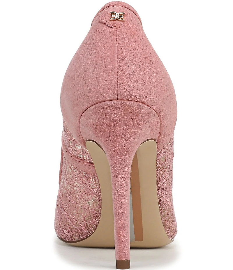 Sam Edelman Hazel Whimsy Mesh Pointed Toe Pumps