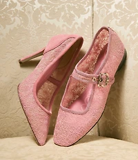 Sam Edelman Hazel Whimsy Mesh Pointed Toe Pumps