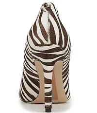 Sam Edelman Hazel Zebra Print Calf Hair Pumps