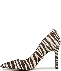 Sam Edelman Hazel Zebra Print Calf Hair Pumps