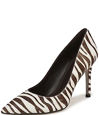 Sam Edelman Hazel Zebra Print Calf Hair Pumps