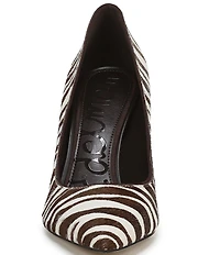 Sam Edelman Hazel Zebra Print Calf Hair Pumps