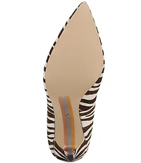 Sam Edelman Hazel Zebra Print Calf Hair Pumps