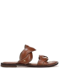 Sam Edelman Hellen Leather Twist Double Banded Slide Sandals