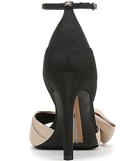 Sam Edelman Ida Silk Fabric Bow Detail Ankle Strap Sandals