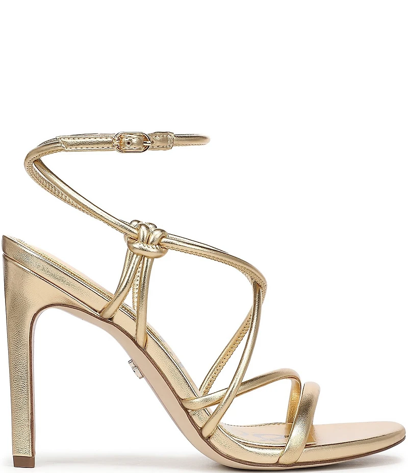 Sam Edelman Isadora Metallic Strappy Ankle Strap Dress Sandals