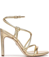 Sam Edelman Isadora Metallic Strappy Ankle Strap Dress Sandals