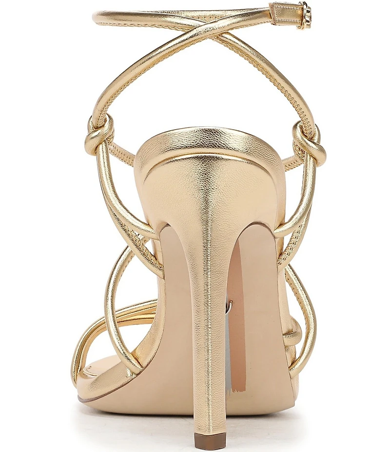 Sam Edelman Isadora Metallic Strappy Ankle Strap Dress Sandals