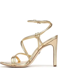 Sam Edelman Isadora Metallic Strappy Ankle Strap Dress Sandals