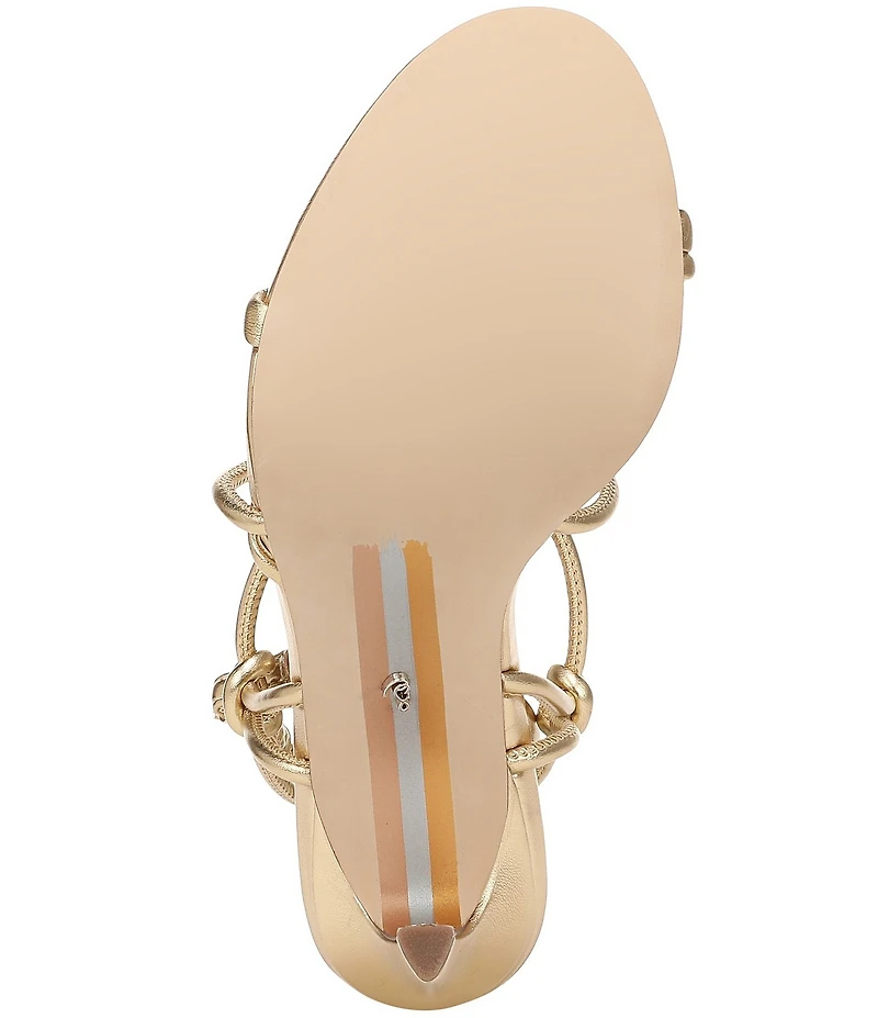 Sam Edelman Isadora Metallic Strappy Ankle Strap Dress Sandals