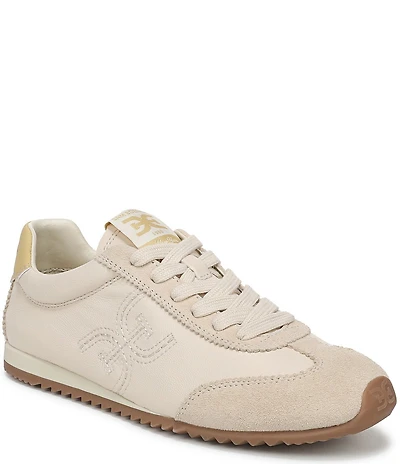 Sam Edelman Isella Leather Logo Lace Up Sneakers