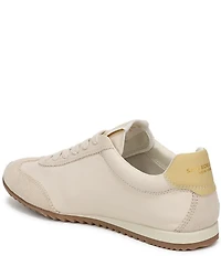 Sam Edelman Isella Leather Logo Lace Up Sneakers