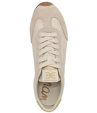 Sam Edelman Isella Leather Logo Lace Up Sneakers