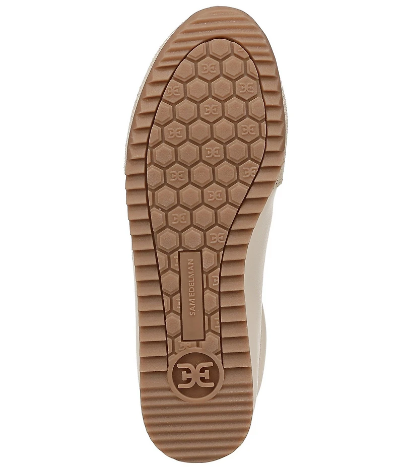 Sam Edelman Isella Leather Logo Lace Up Sneakers