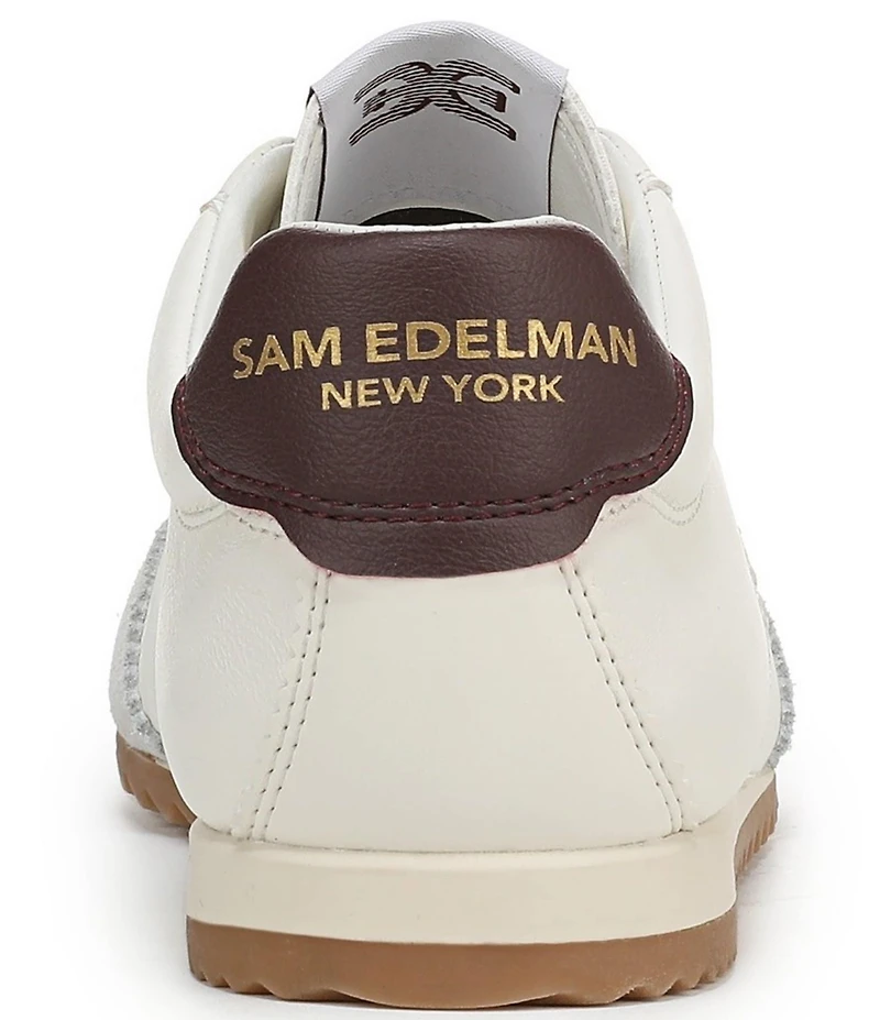 Sam Edelman Isella Leather Logo Lace Up Sneakers