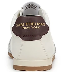 Sam Edelman Isella Leather Logo Lace Up Sneakers