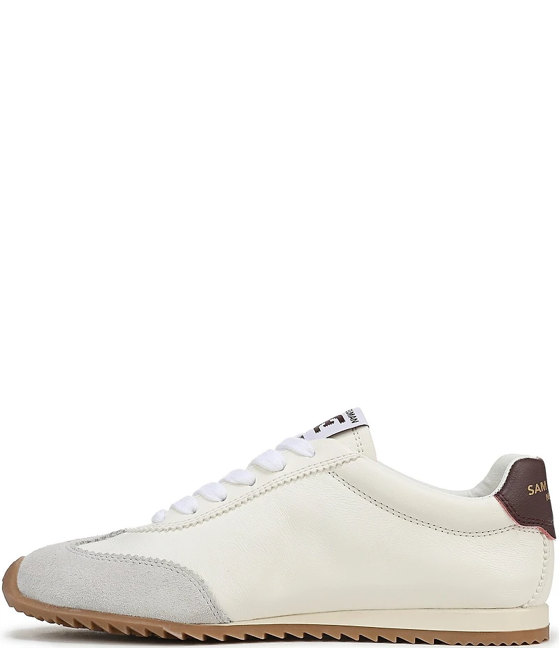 Sam Edelman Isella Leather Logo Lace Up Sneakers
