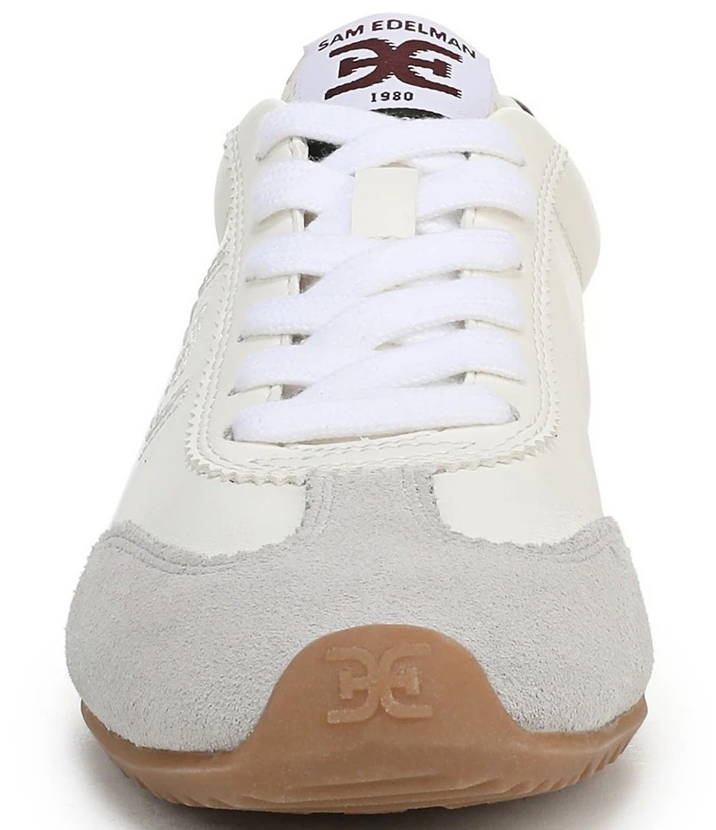 Sam Edelman Isella Leather Logo Lace Up Sneakers