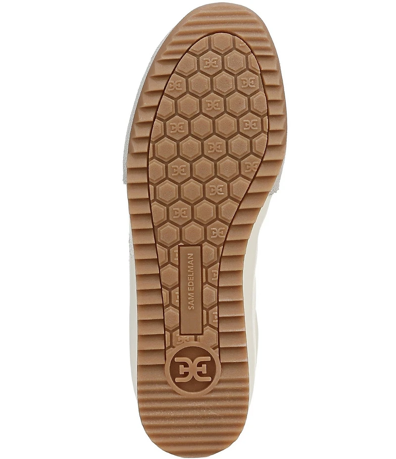 Sam Edelman Isella Leather Logo Lace Up Sneakers