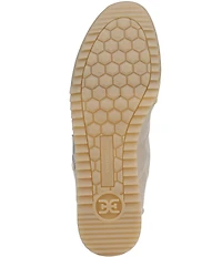 Sam Edelman Isella Nylon and Suede Logo Lace Up Sneakers