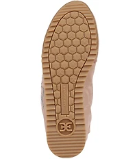 Sam Edelman Isella Satin and Suede Logo Lace Up Sneakers