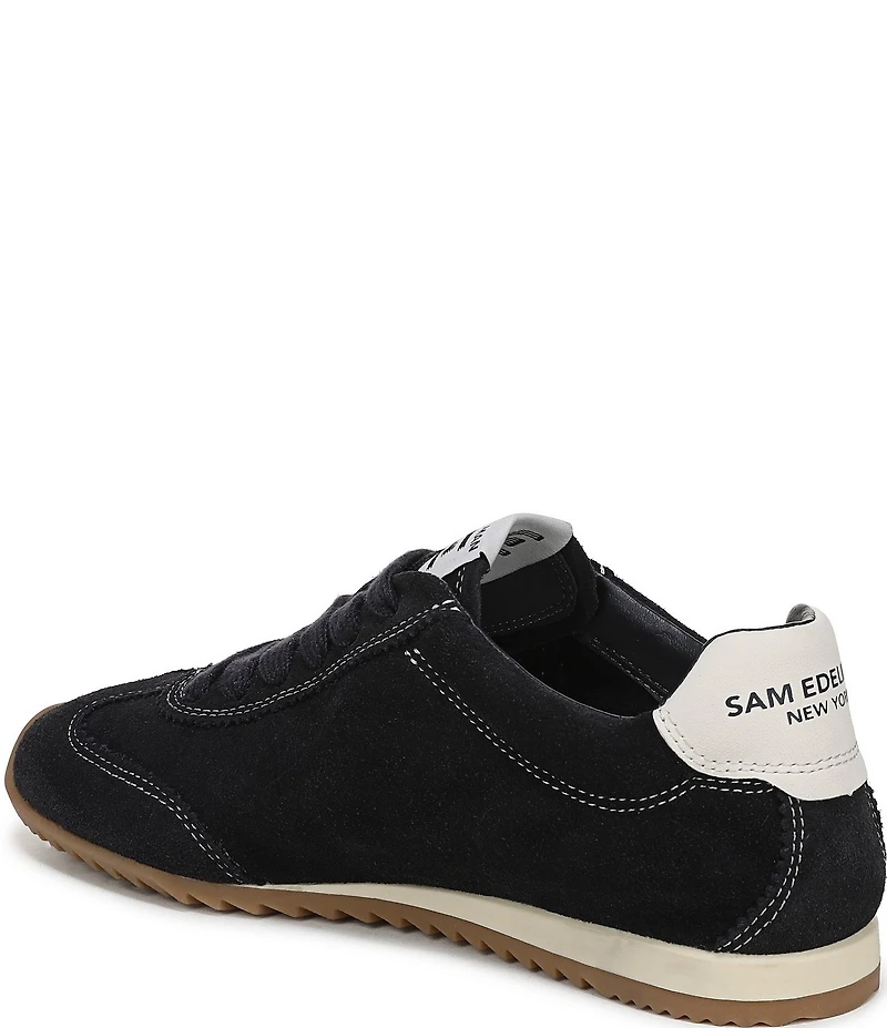 Sam Edelman Isella Suede Logo Lace Up Sneakers