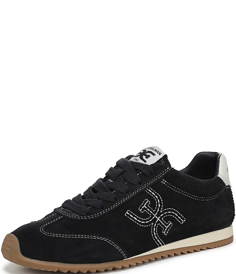 Sam Edelman Isella Suede Logo Lace Up Sneakers