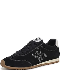 Sam Edelman Isella Suede Logo Lace Up Sneakers