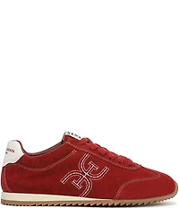 Sam Edelman Isella Suede Logo Lace Up Sneakers