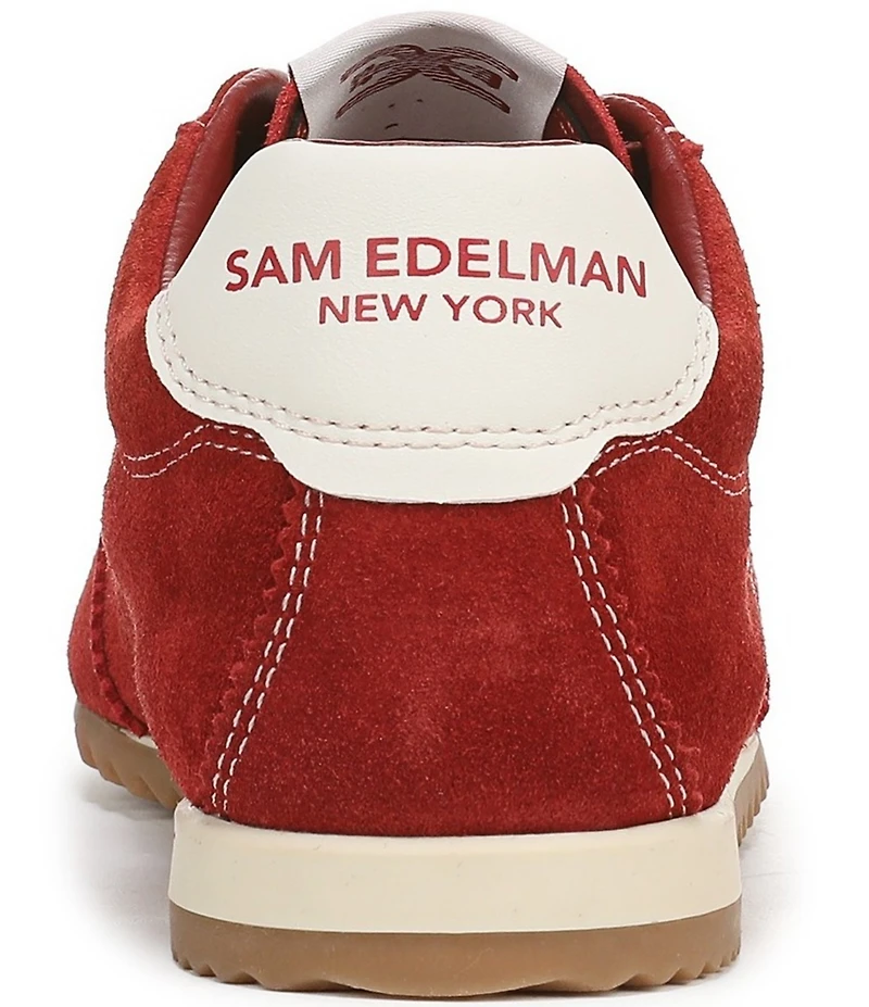 Sam Edelman Isella Suede Logo Lace Up Sneakers