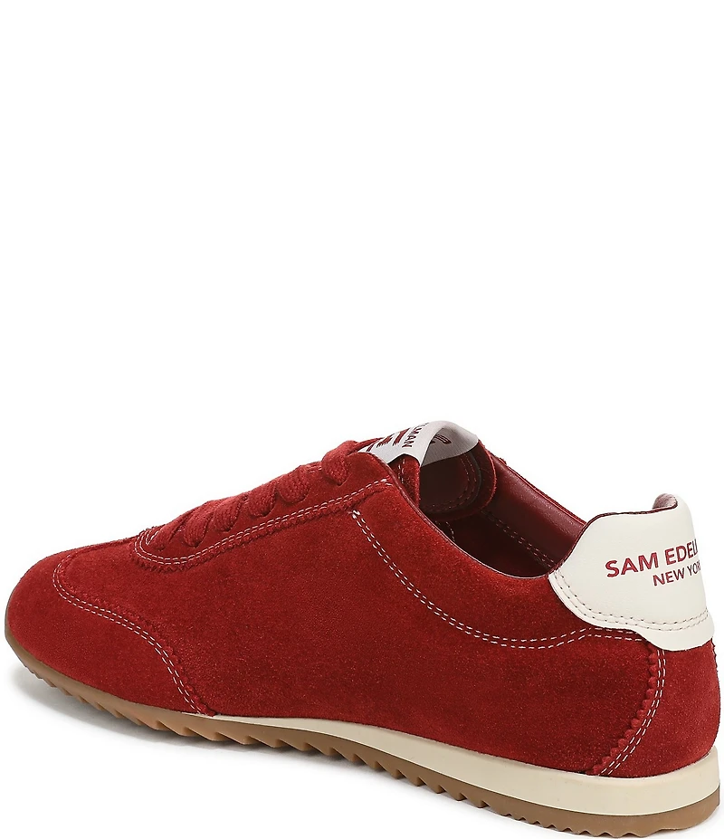 Sam Edelman Isella Suede Logo Lace Up Sneakers