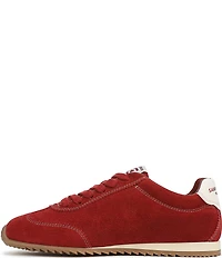 Sam Edelman Isella Suede Logo Lace Up Sneakers