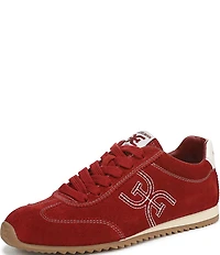 Sam Edelman Isella Suede Logo Lace Up Sneakers