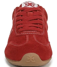 Sam Edelman Isella Suede Logo Lace Up Sneakers