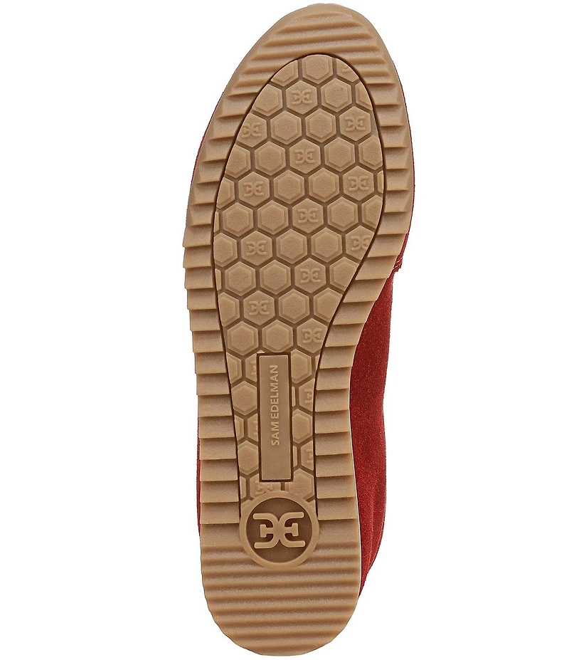 Sam Edelman Isella Suede Logo Lace Up Sneakers