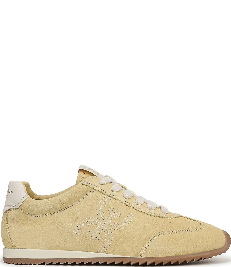 Sam Edelman Isella Suede Logo Lace Up Sneakers
