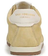 Sam Edelman Isella Suede Logo Lace Up Sneakers