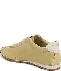 Sam Edelman Isella Suede Logo Lace Up Sneakers