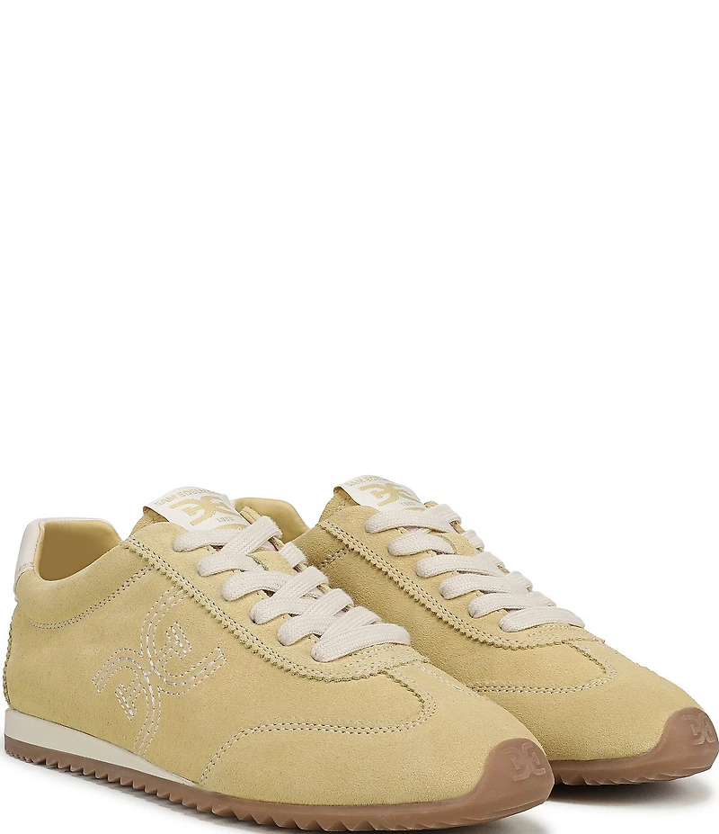 Sam Edelman Isella Suede Logo Lace Up Sneakers