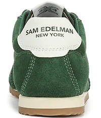 Sam Edelman Isella Suede Logo Lace Up Sneakers