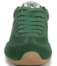Sam Edelman Isella Suede Logo Lace Up Sneakers