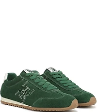 Sam Edelman Isella Suede Logo Lace Up Sneakers