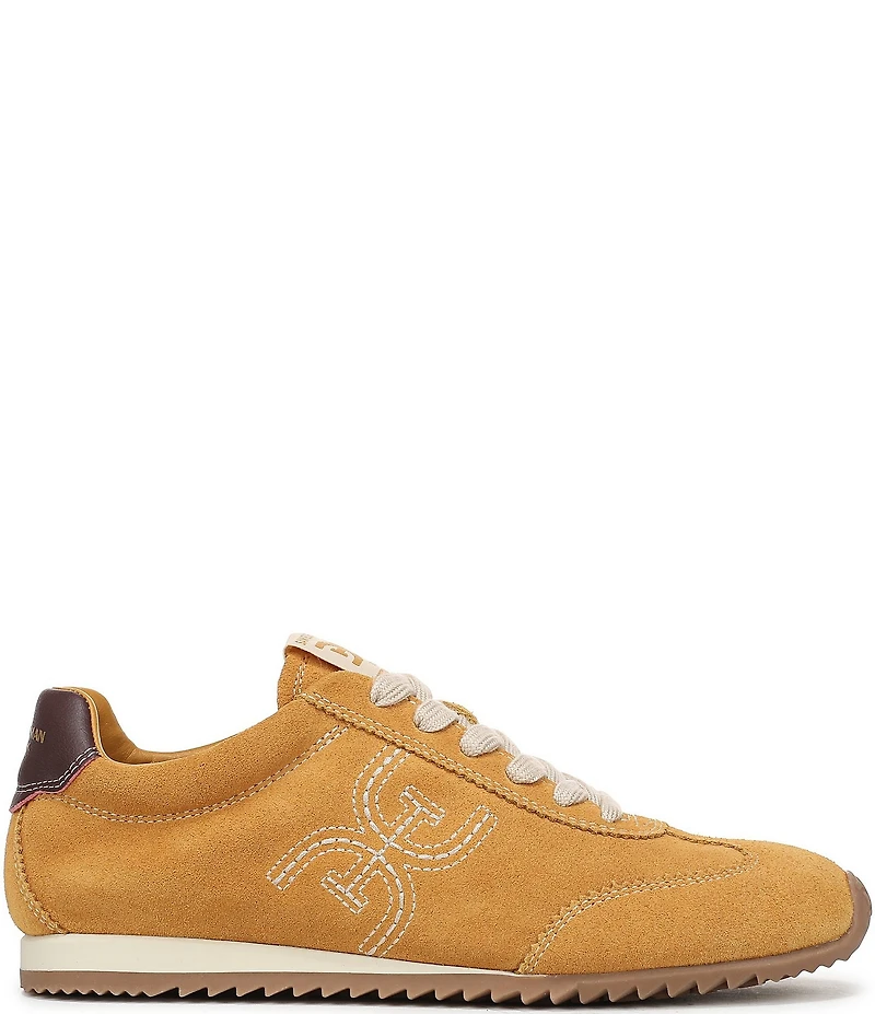 Sam Edelman Isella Suede Logo Lace Up Sneakers