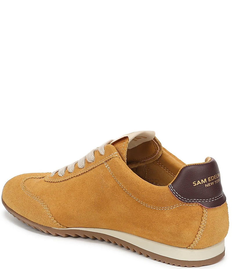 Sam Edelman Isella Suede Logo Lace Up Sneakers
