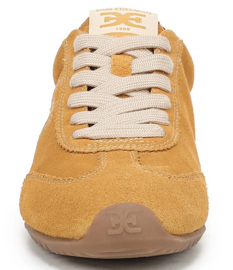 Sam Edelman Isella Suede Logo Lace Up Sneakers