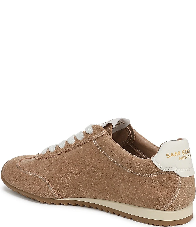 Sam Edelman Isella Suede Logo Lace Up Sneakers