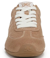 Sam Edelman Isella Suede Logo Lace Up Sneakers