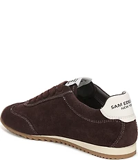 Sam Edelman Isella Suede Logo Lace Up Sneakers