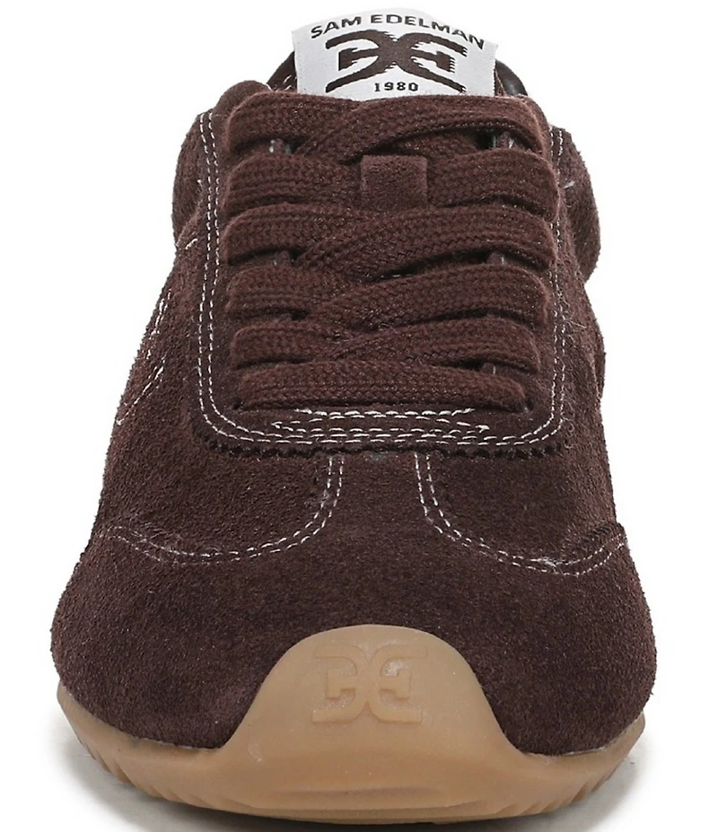 Sam Edelman Isella Suede Logo Lace Up Sneakers