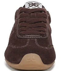 Sam Edelman Isella Suede Logo Lace Up Sneakers